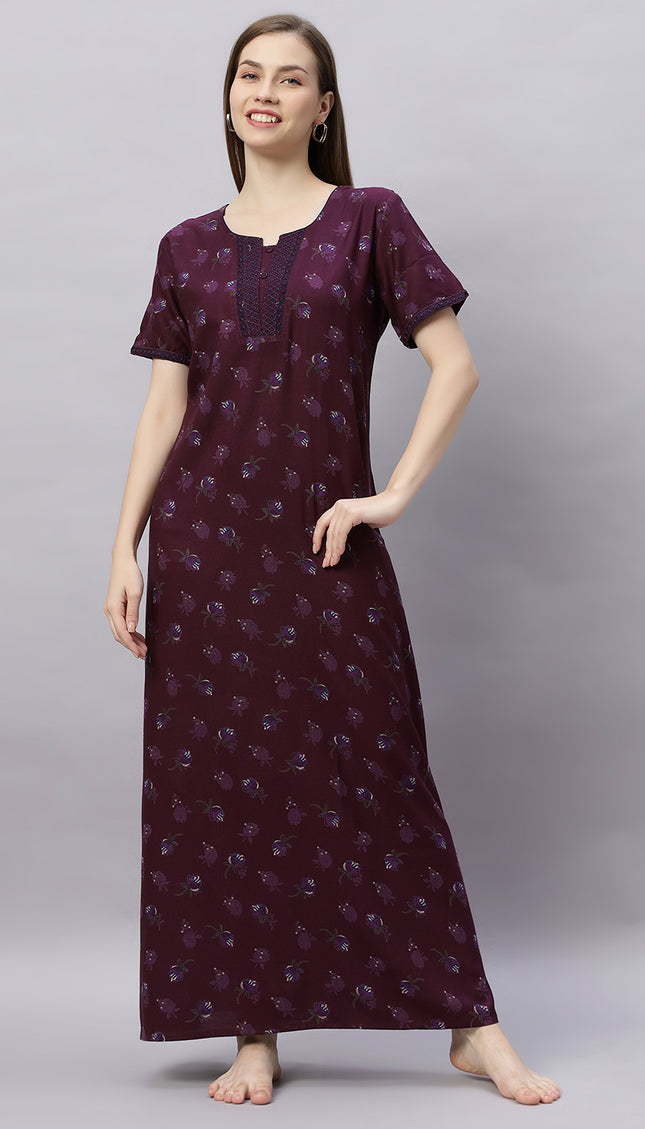 Womens Nightwear Full-Length Nighty