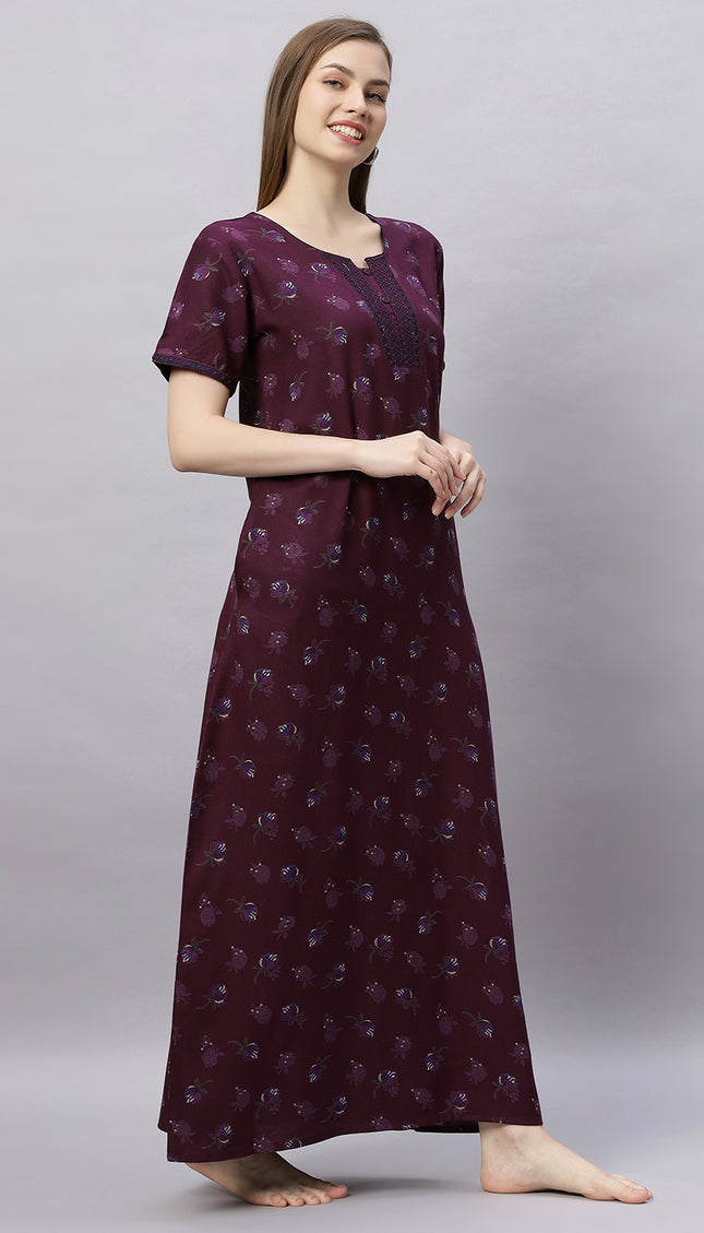 Womens Nightwear Full-Length Nighty