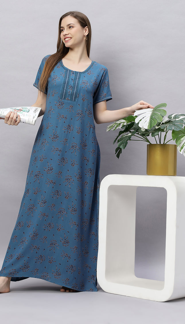 Womens Nightwear Full-Length Nighty