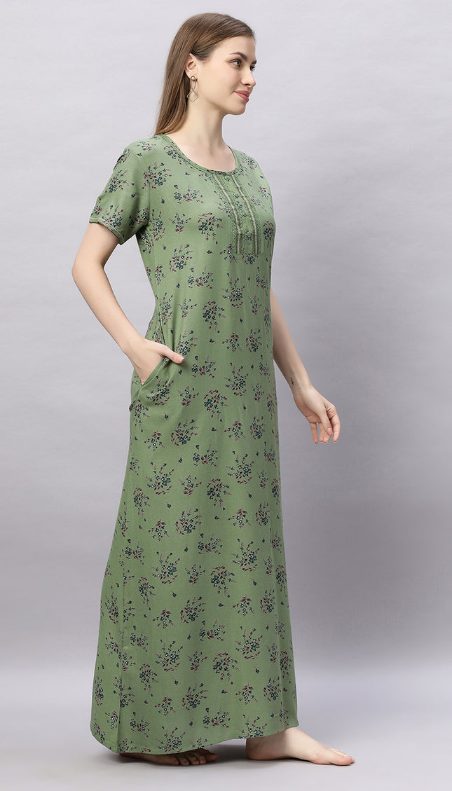 Womens Nightwear Full-Length Nighty