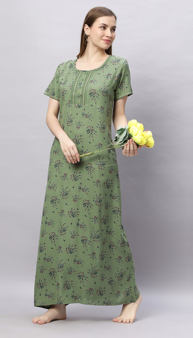 Womens Nightwear Full-Length Nighty
