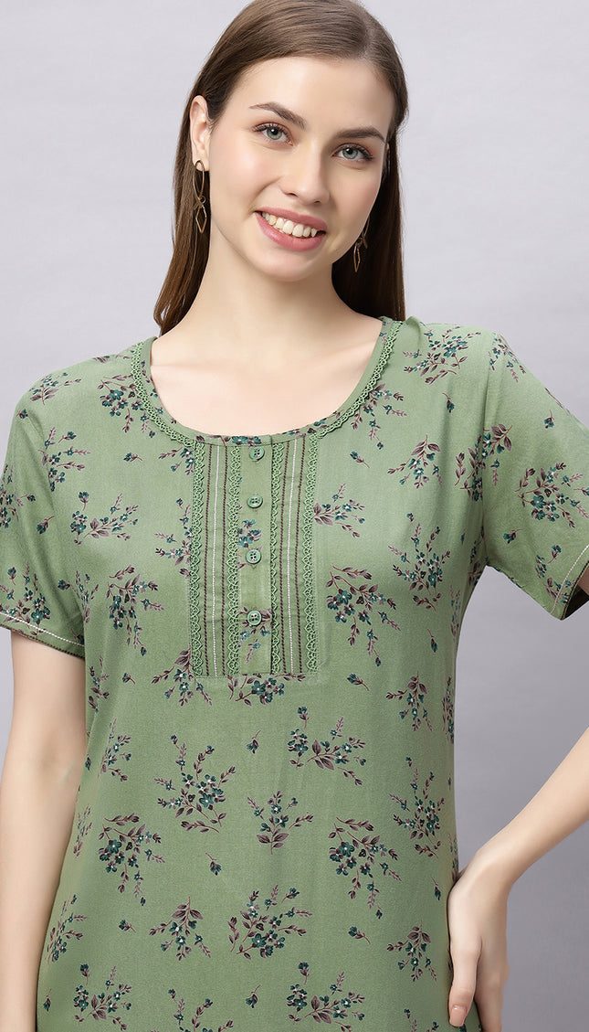 Womens Nightwear Full-Length Nighty