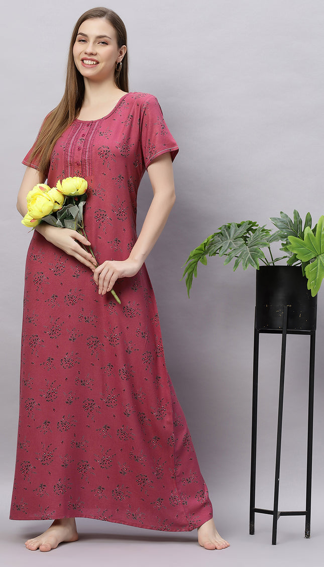 Womens Nightwear Full-Length Nighty