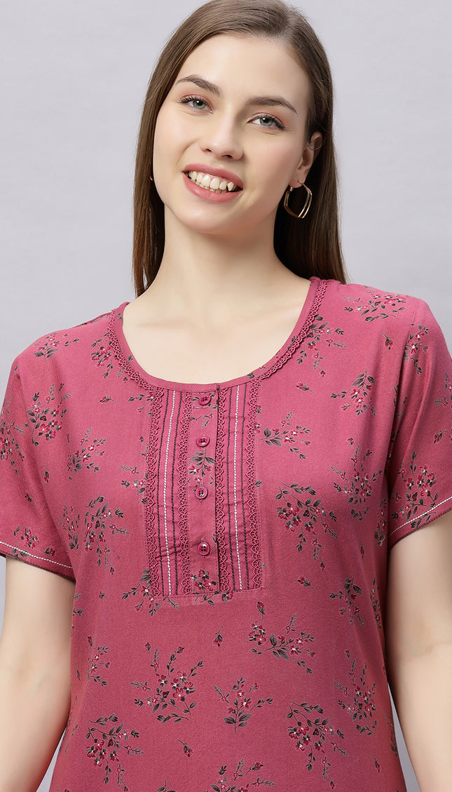 Womens Nightwear Full-Length Nighty