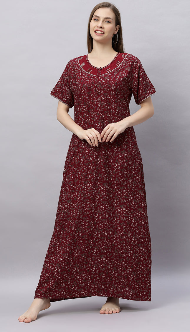 Womens Nightwear Full-Length Nighty