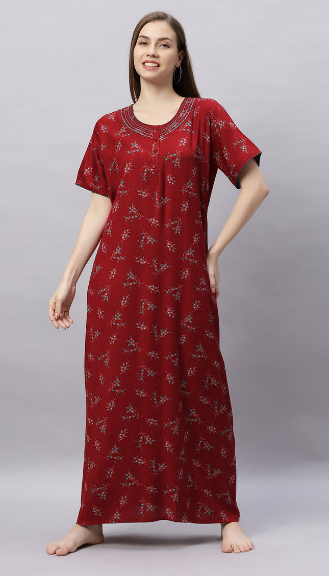 Womens Nightwear Full-Length Nighty