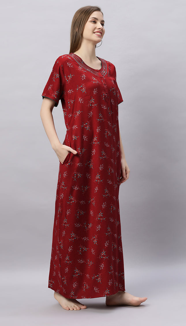 Womens Nightwear Full-Length Nighty