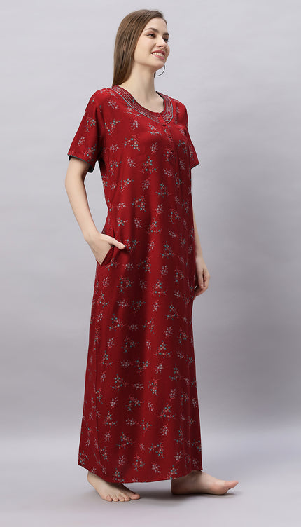Womens Nightwear Full-Length Nighty