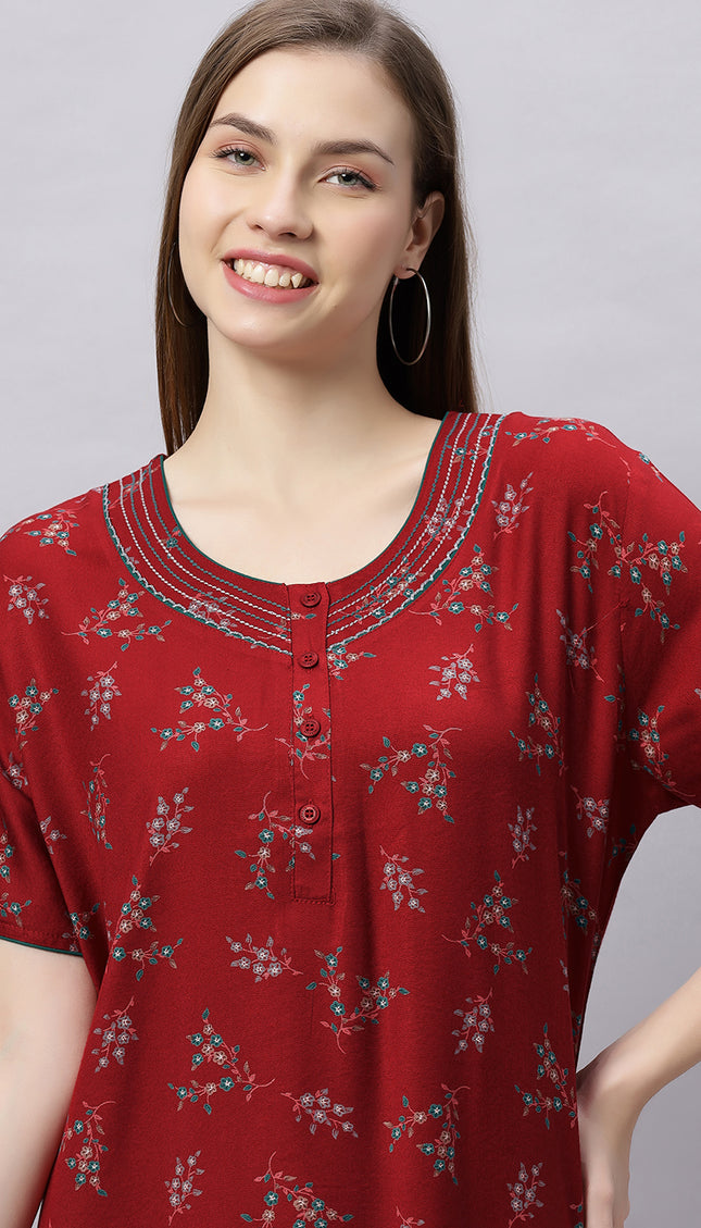 Womens Nightwear Full-Length Nighty