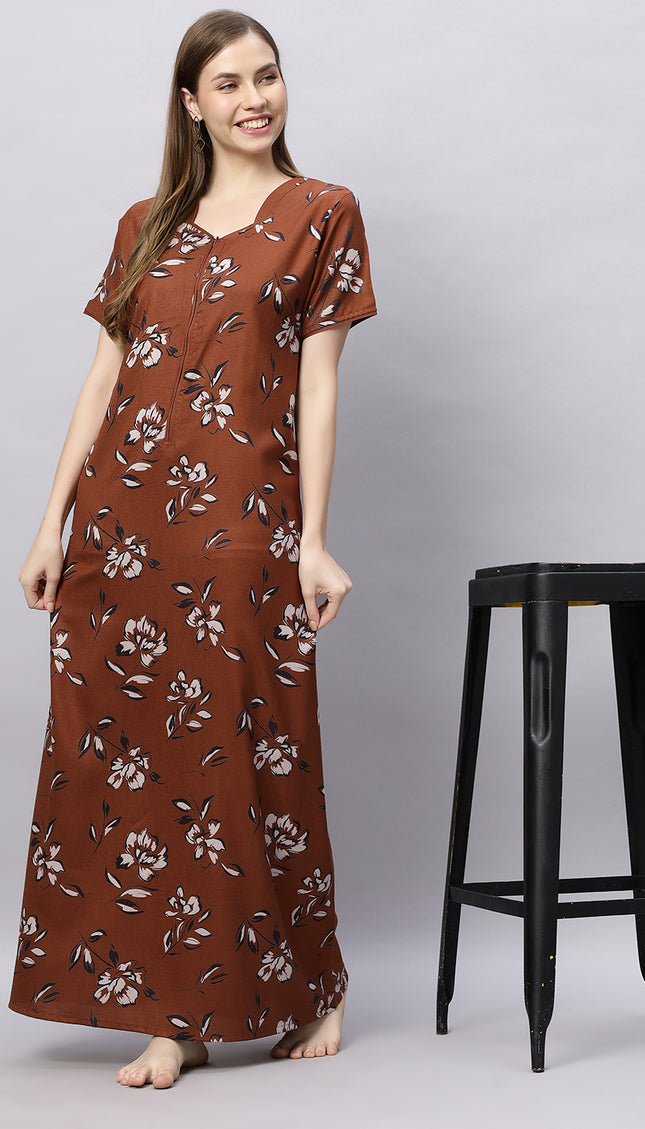 Womens Nightwear Full-Length Nighty
