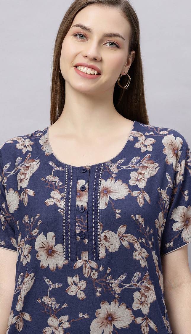 Womens Nightwear Full-Length Nighty