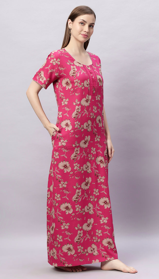 Womens Nightwear Full-Length Nighty