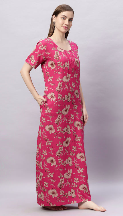 Womens Nightwear Full-Length Nighty
