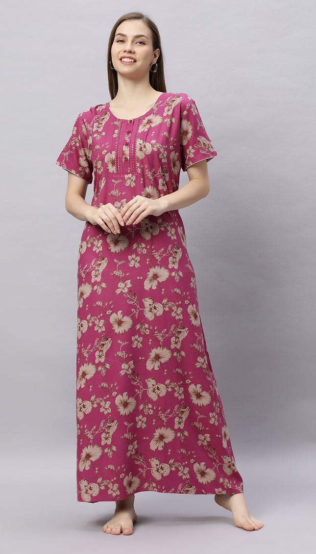 Womens Nightwear Full-Length Nighty