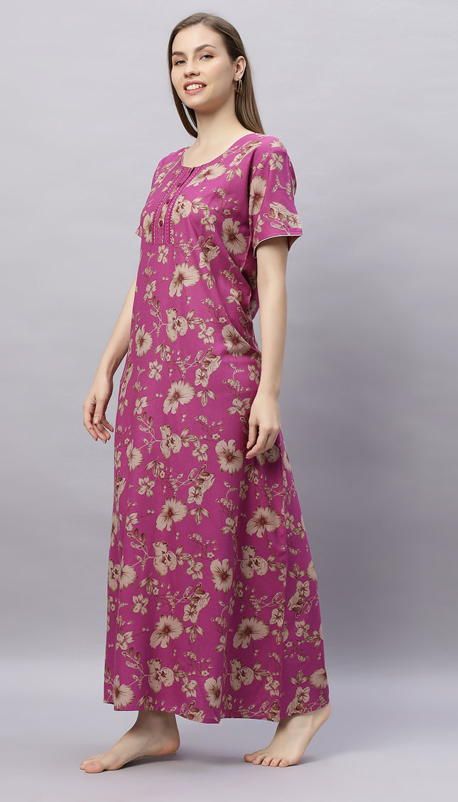Womens Nightwear Full-Length Nighty
