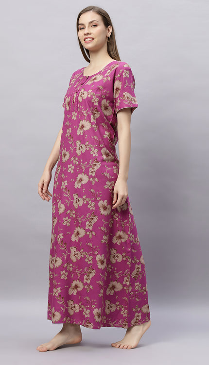 Womens Nightwear Full-Length Nighty