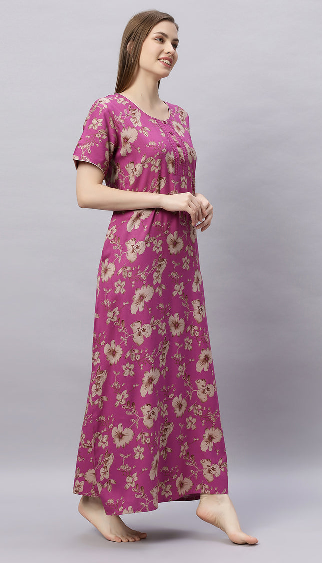 Womens Nightwear Full-Length Nighty