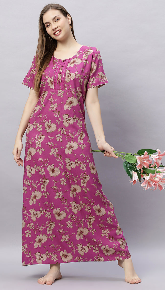 Womens Nightwear Full-Length Nighty