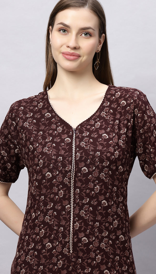 Womens Nightwear Full-Length Nighty