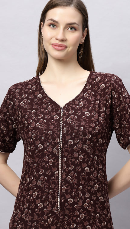 Womens Nightwear Full-Length Nighty