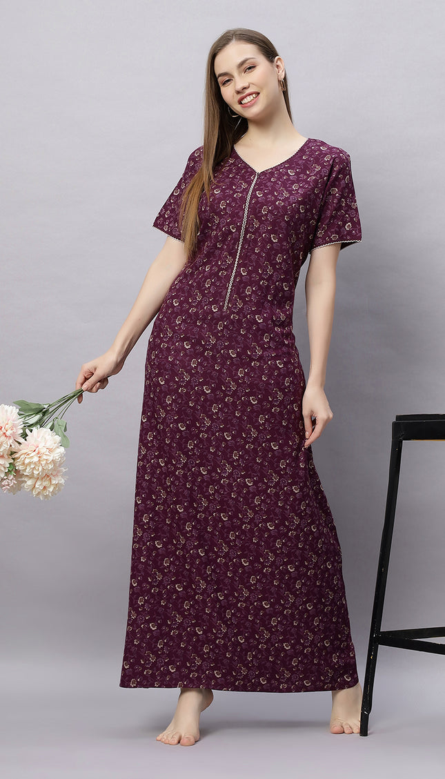 Womens Nightwear Full-Length Nighty