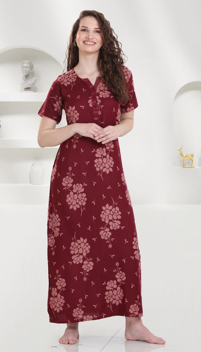 Womens Nightwear Full-Length Nighty
