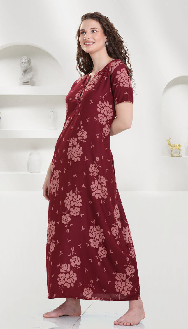 Womens Nightwear Full-Length Nighty