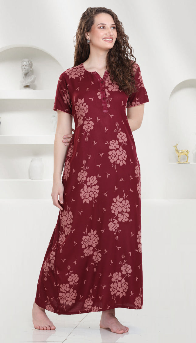 Womens Nightwear Full-Length Nighty