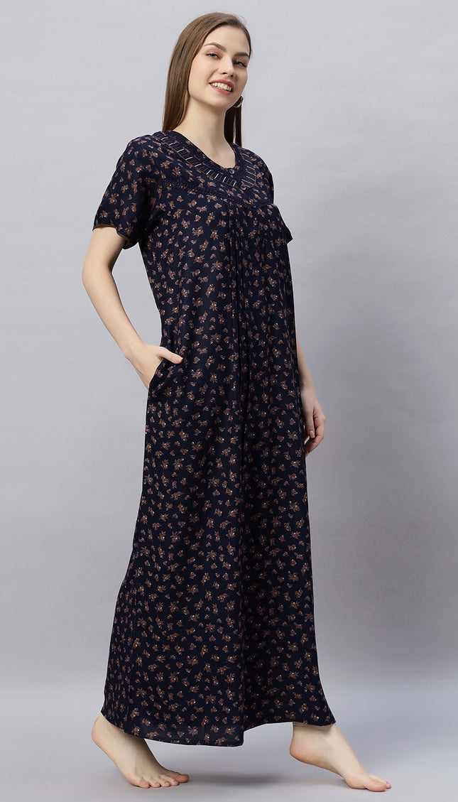 Womens Nightwear Full-Length Nighty