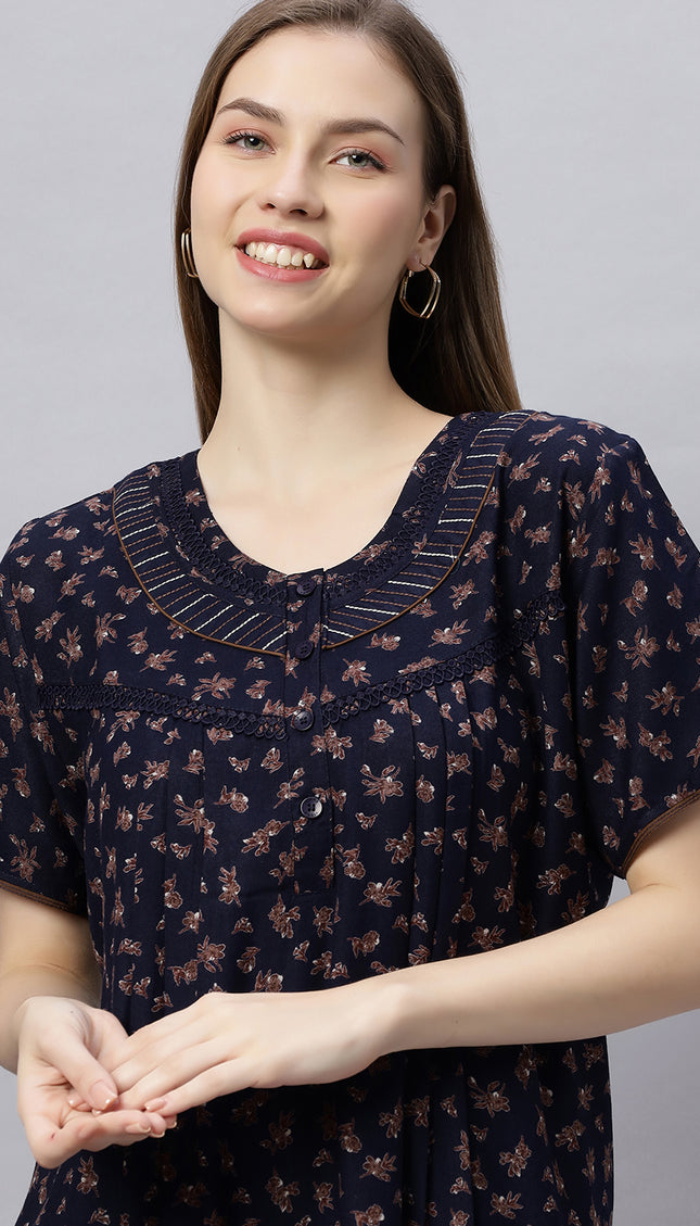 Womens Nightwear Full-Length Nighty