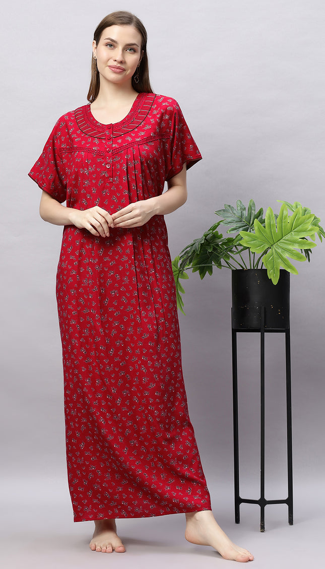 Womens Nightwear Full-Length Nighty