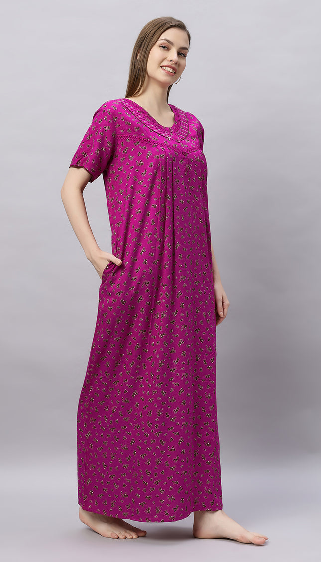 Womens Nightwear Full-Length Nighty