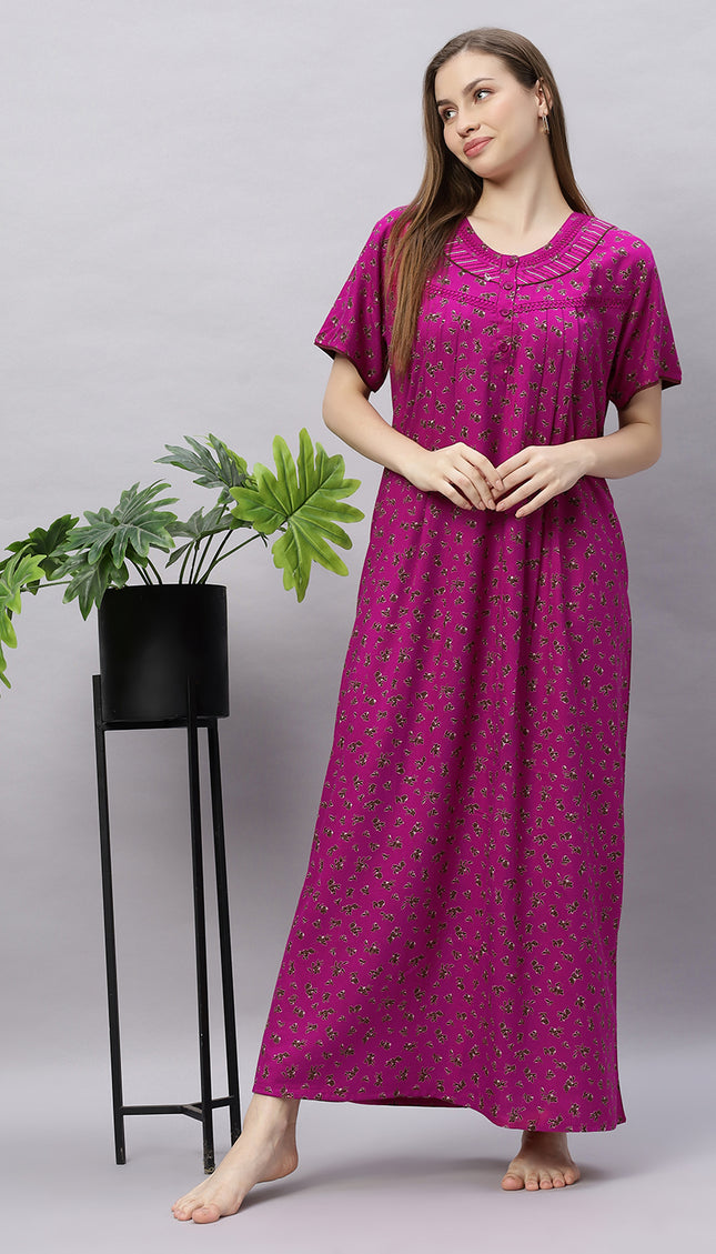 Womens Nightwear Full-Length Nighty