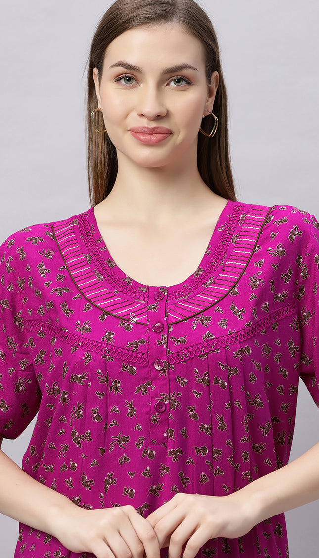 Womens Nightwear Full-Length Nighty