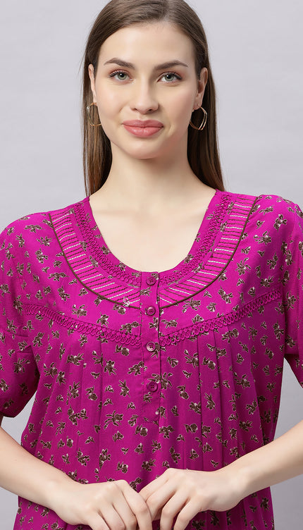 Womens Nightwear Full-Length Nighty