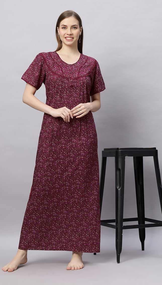 Womens Nightwear Full-Length Nighty