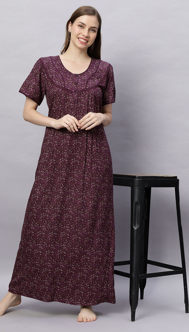 Womens Nightwear Full-Length Nighty
