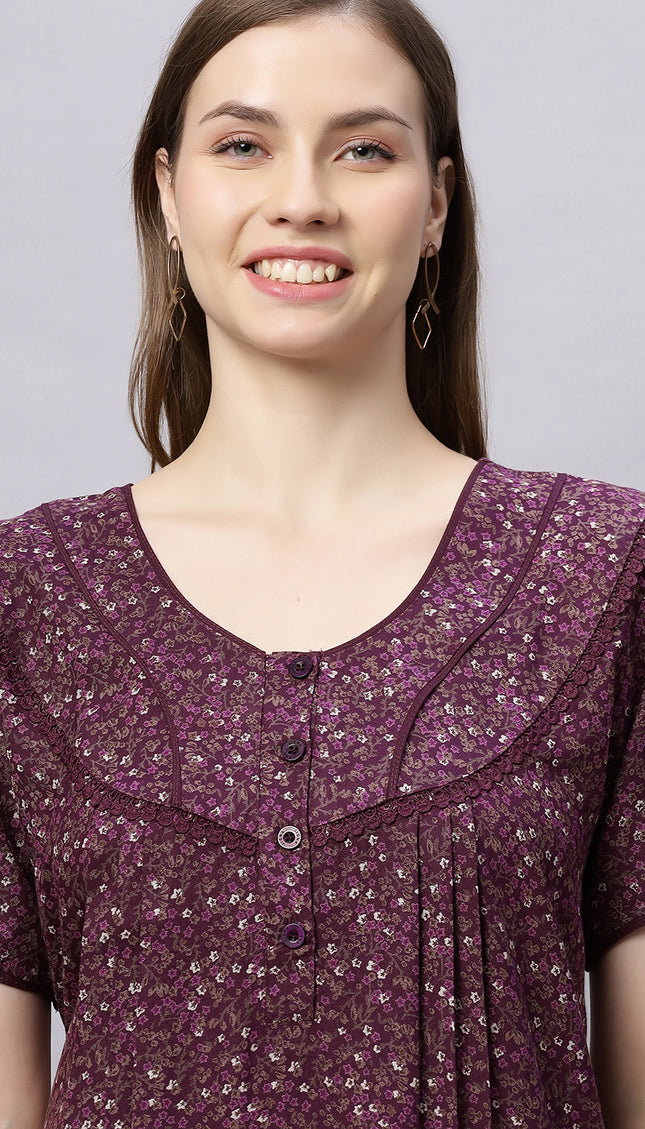 Womens Nightwear Full-Length Nighty