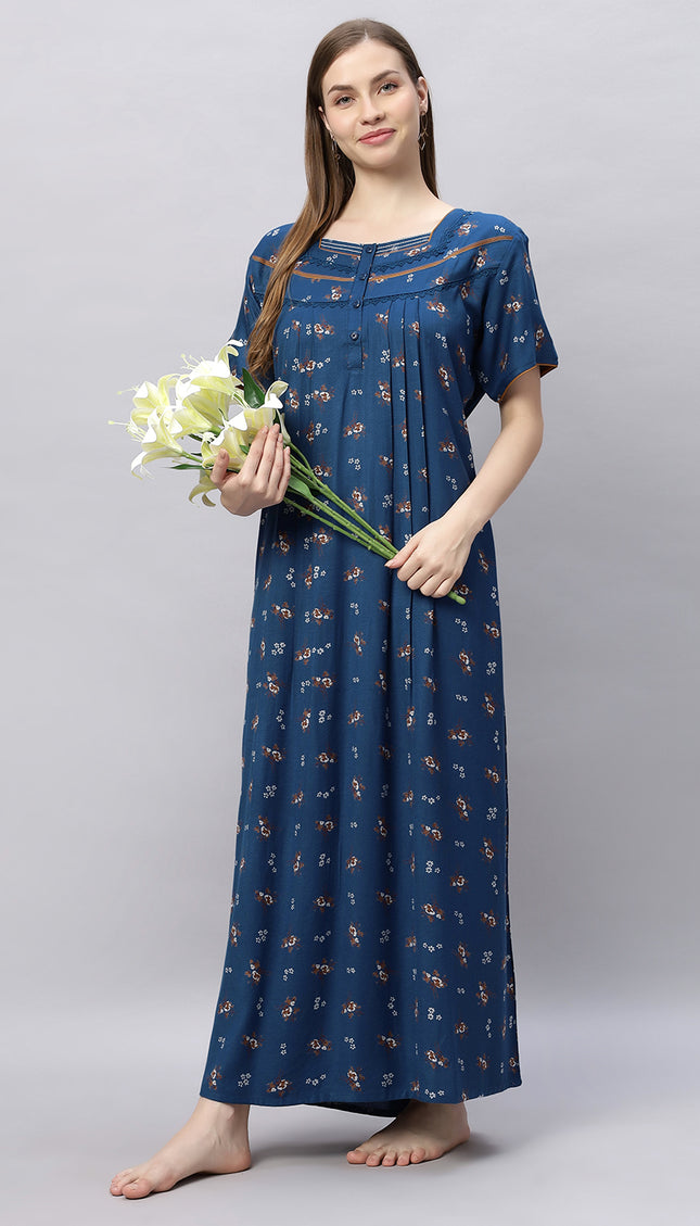 Womens Nightwear Full-Length Nighty