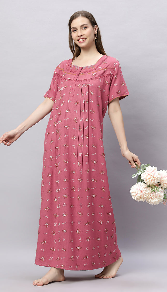 Womens Nightwear Full-Length Nighty