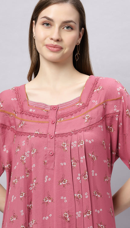 Womens Nightwear Full-Length Nighty