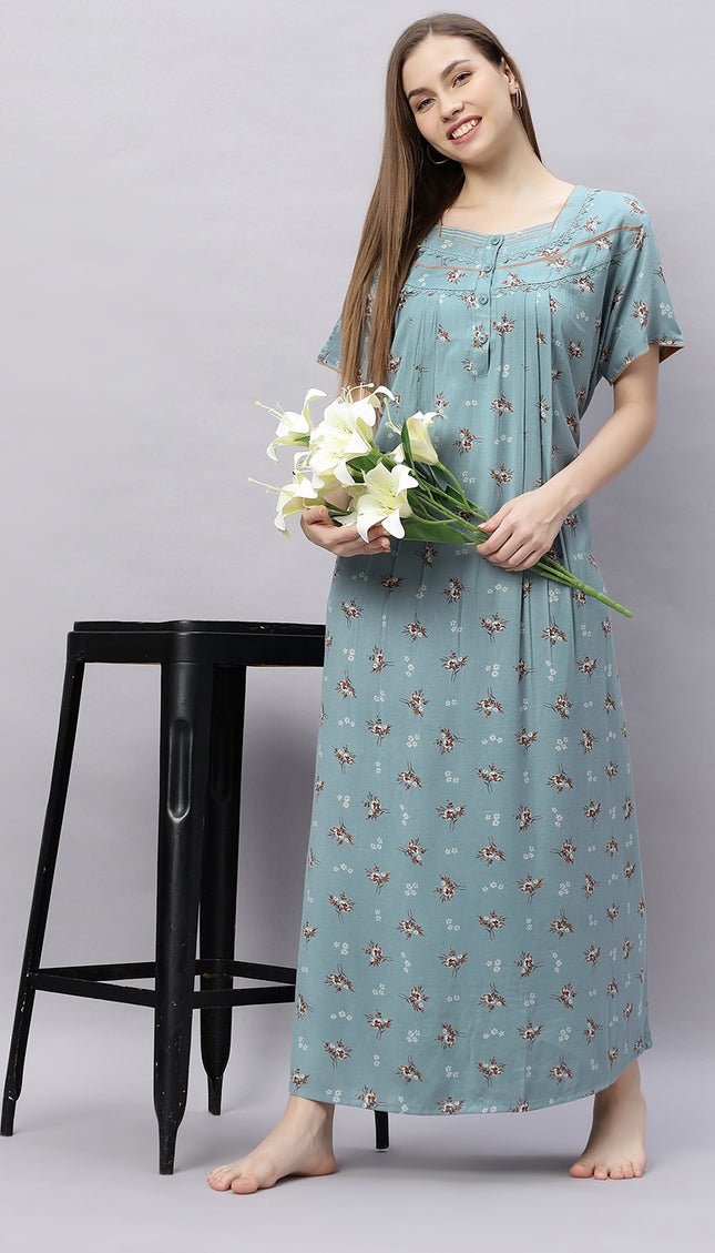 Womens Nightwear Full-Length Nighty