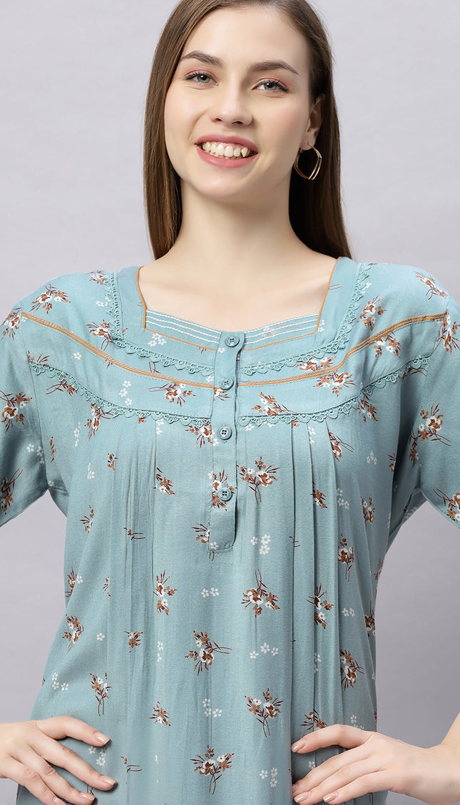 Womens Nightwear Full-Length Nighty