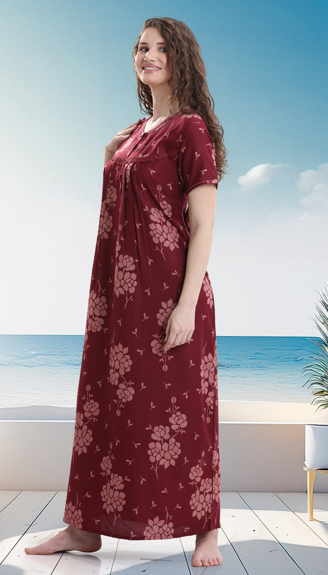 Womens Nightwear Full-Length Nighty