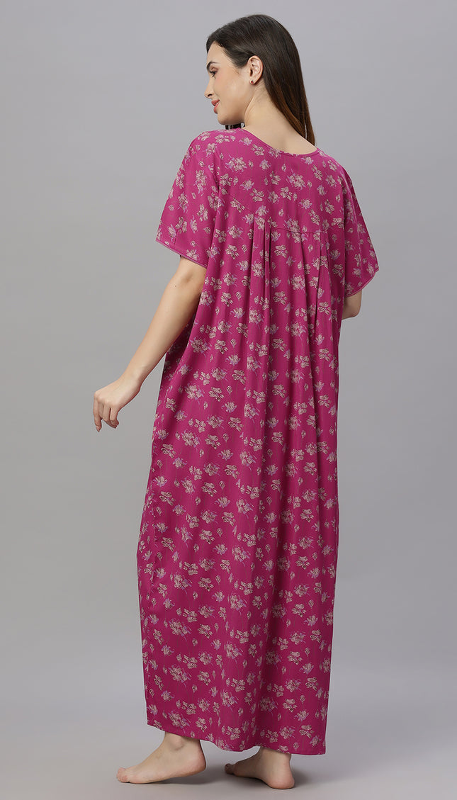 Womens Cotton Maternity & Feeding Nighty