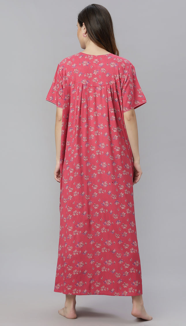 Womens Cotton Maternity & Feeding Nighty