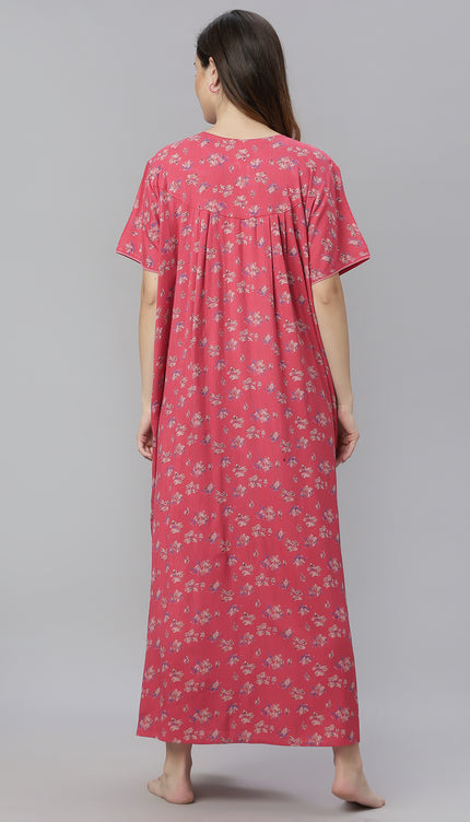 Womens Cotton Maternity & Feeding Nighty