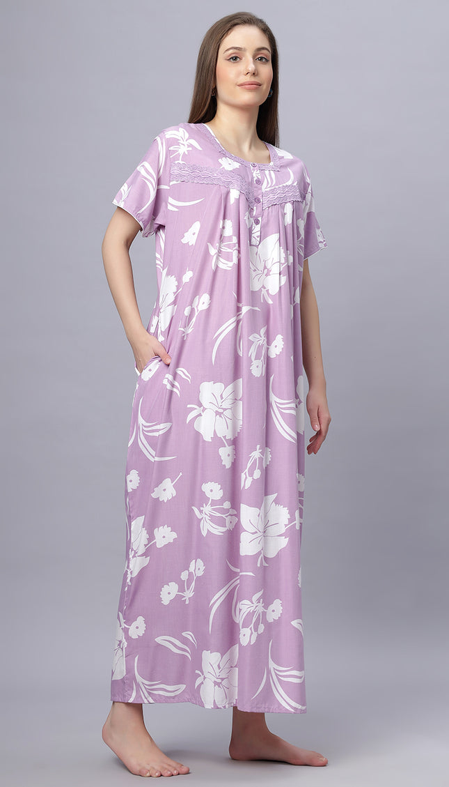 Womens Nightwear Full-Length Nighty
