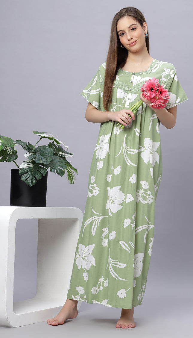 Womens Nightwear Full-Length Nighty