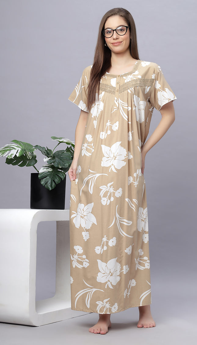Womens Nightwear Full-Length Nighty